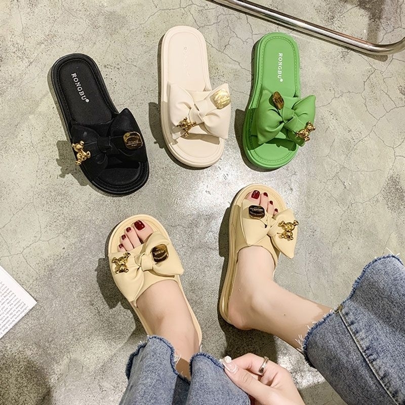 [COZY] Olivia Slip Sandal Korea Fashion Wanita Import