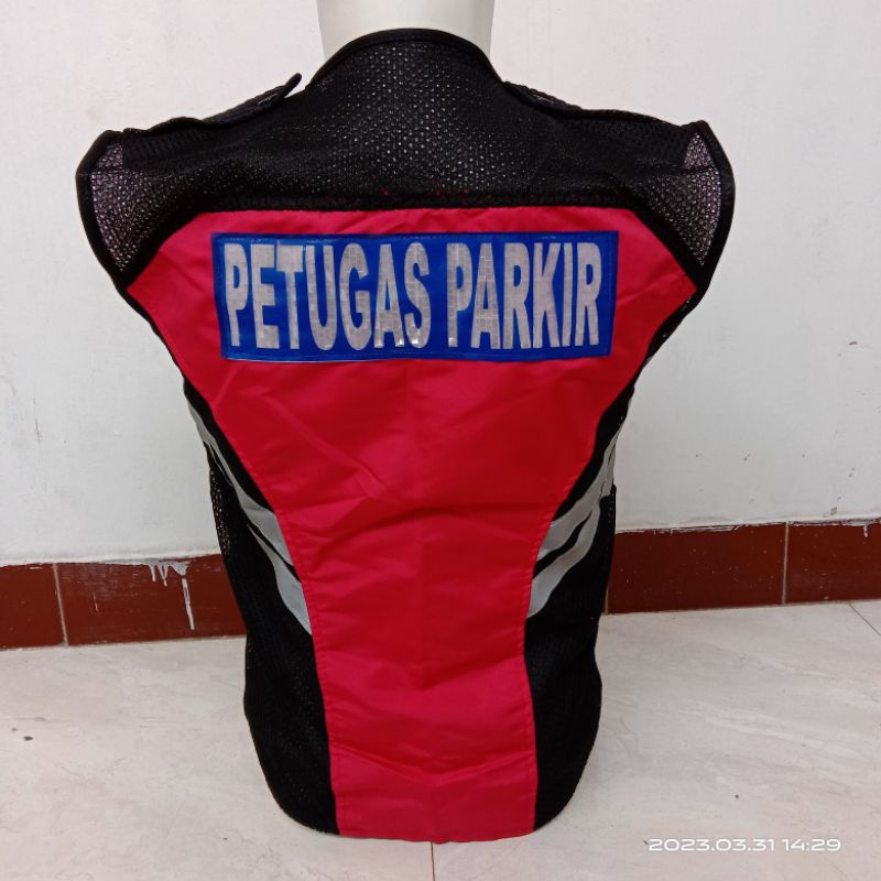 Rompi PETUGAS PARKIR tanpa logo dishub