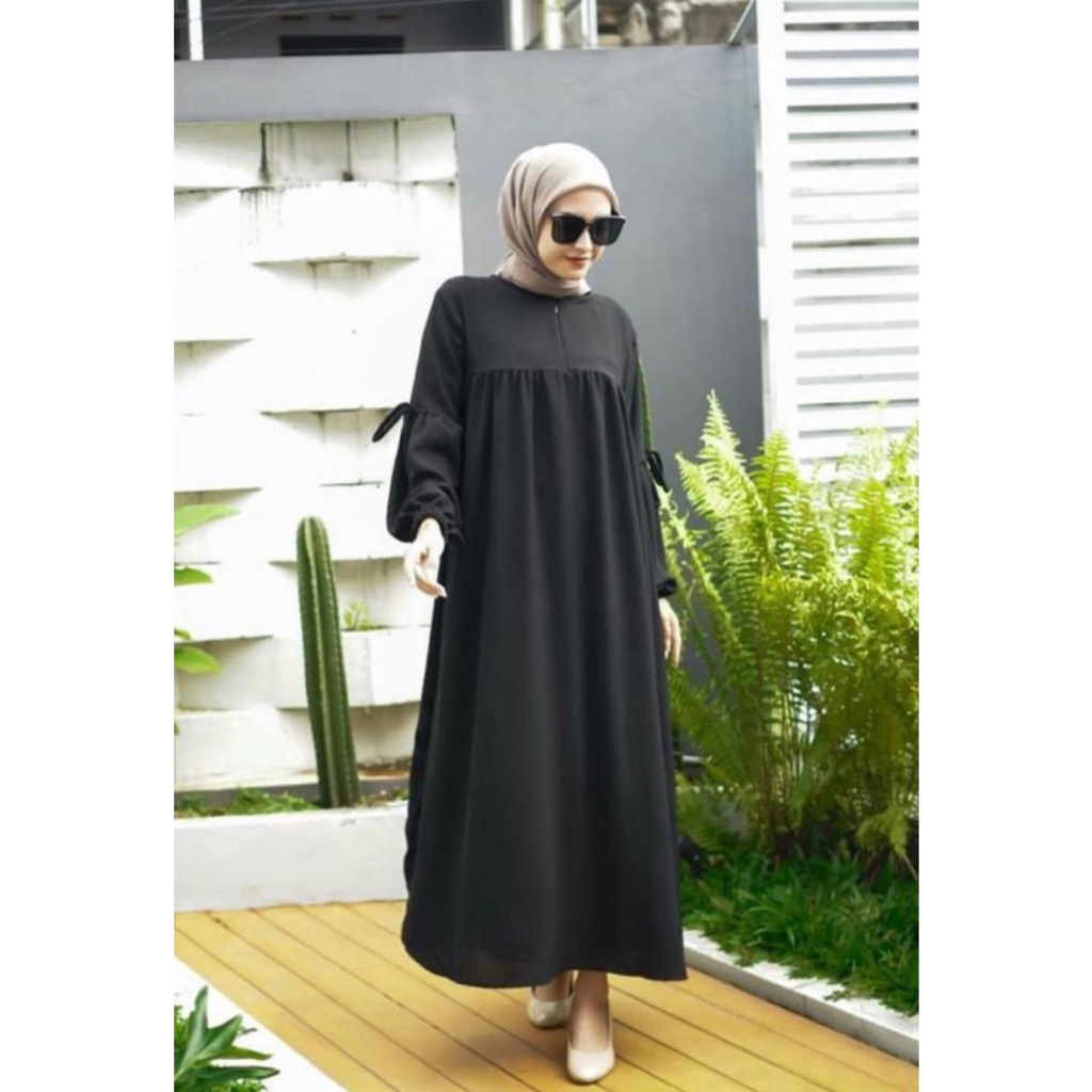 Dress Gamis Aida Moscrepe Premium