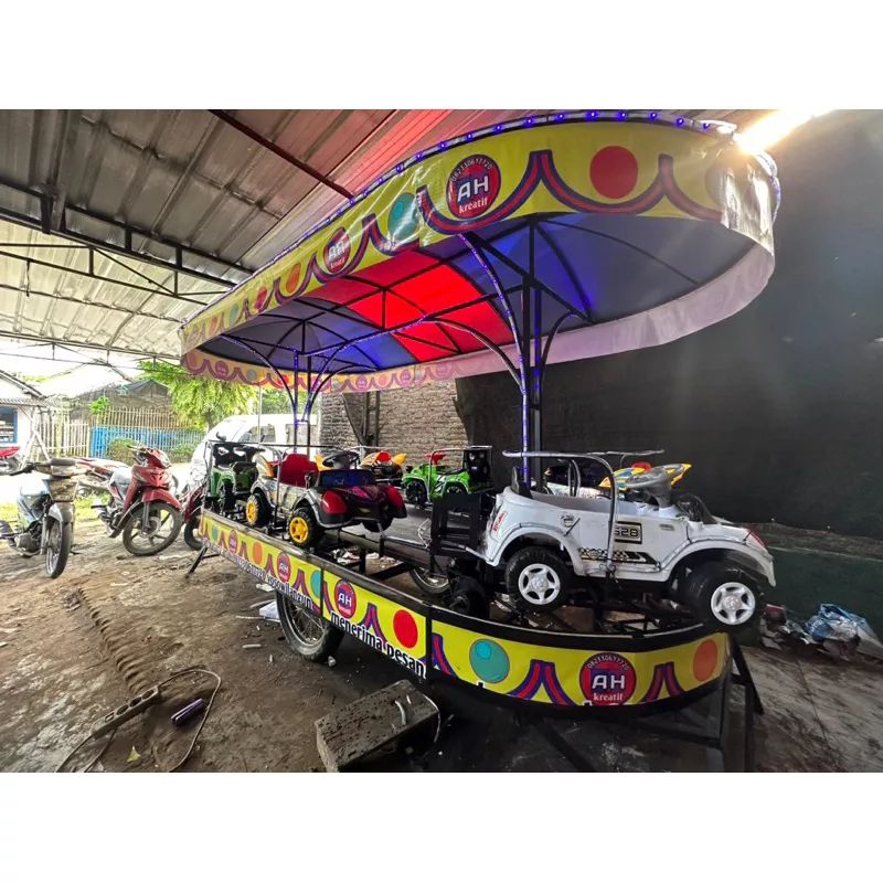 ODONG-ODONG KERETA PANGGUNG 6 GERBONG|Mainan Pasar Malam|Mainan Rental Usaha