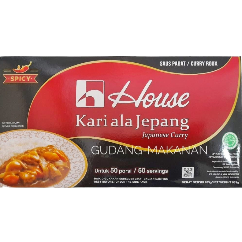 House Kari Spicy/Pedas ala Jepang 1Kg