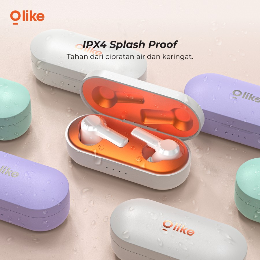 Olike T102 Colorful TWS True Wireless Earphone Headset Bluetooth 5.3