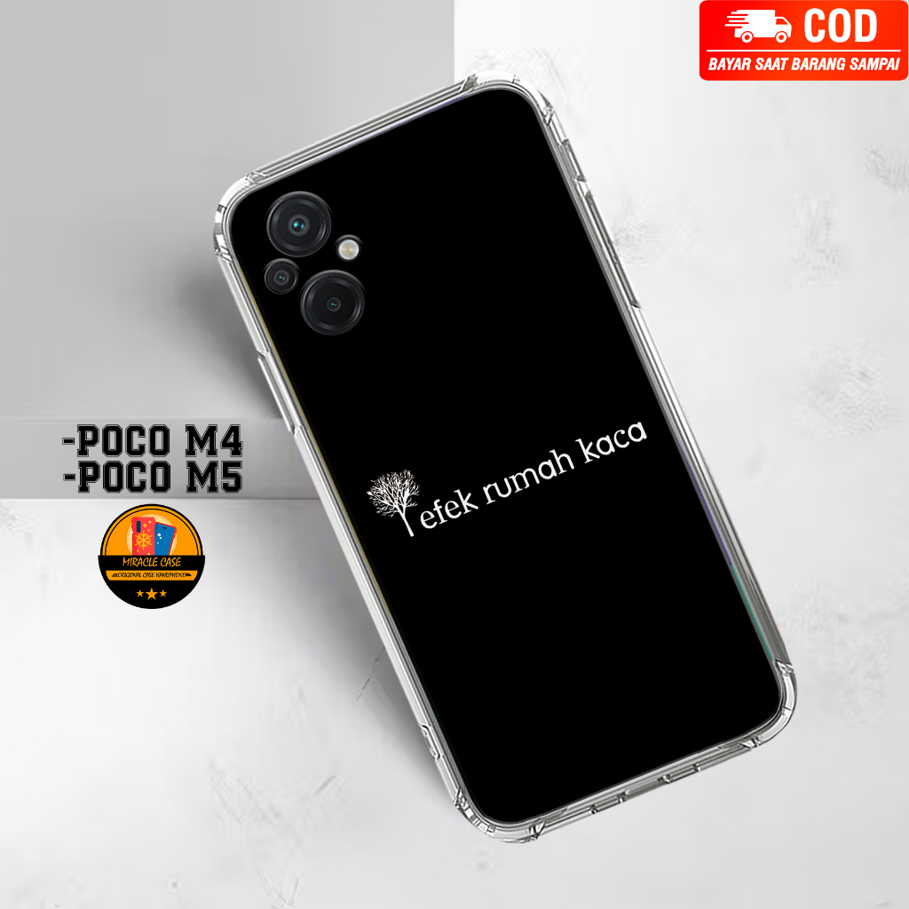 Case POCO M4 / POCO M5 - Casing POCO M4 / POCO M5 Terbaru 2023 MIRACLE CASE [ B4ND ] Silikon POCO M4
