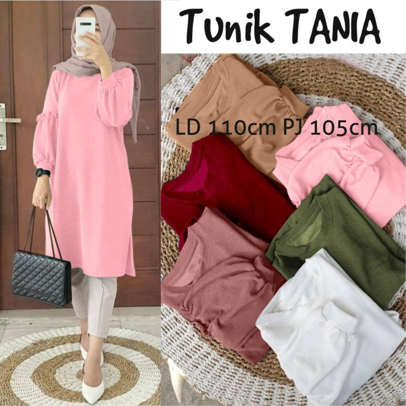 GR TUNIK TANIA  BABYTERRY PREMIUM BERKUALITAS