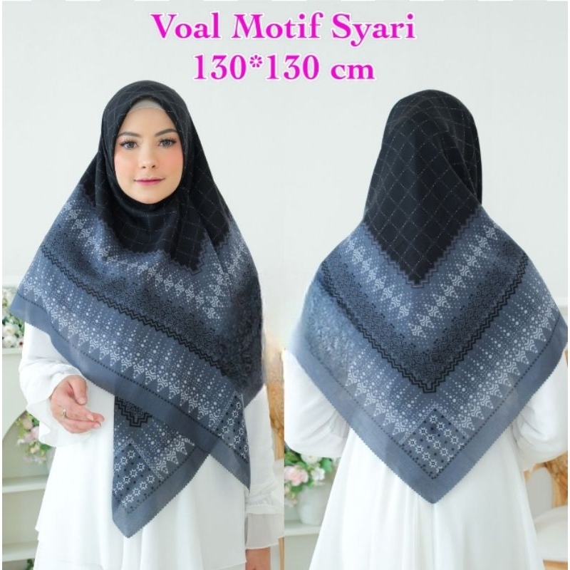 SEGI EMPAT JUMBO MOTIF SYARI 130 x 130