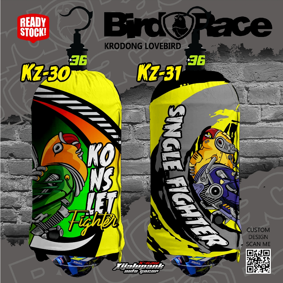 Kerodong Lovebird kopdar konlslet SINGLE&amp;FIGHTER