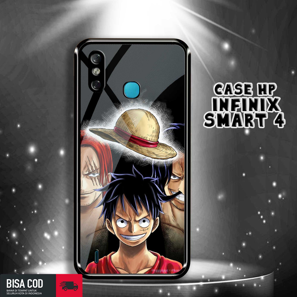 Case INFINIX SMART 4 Motif [ANIME OOOP] Casing INFINIX SMART 4 TERBARU Hardcase Glossy Kilau 2D Case