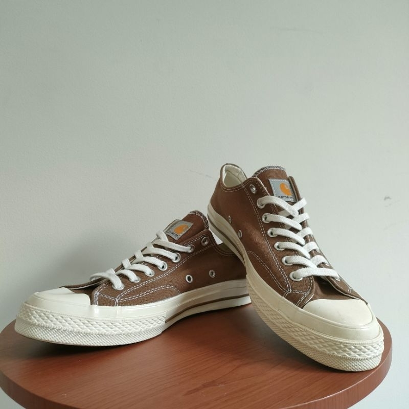 Sepatu Preloved / Second Converse x Carhartt WIP Hamilton Brown Size 42