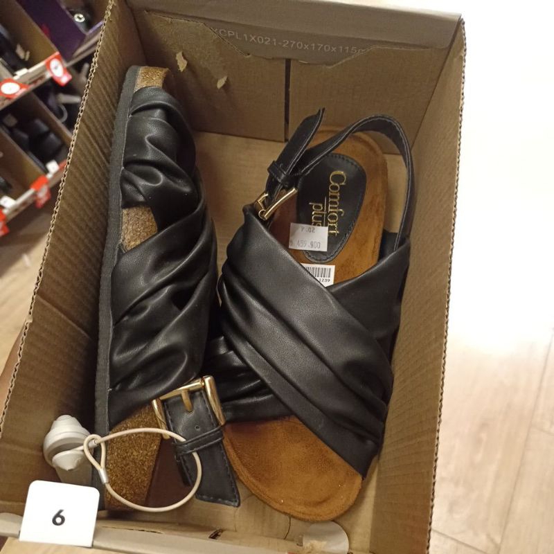 BETTY SANDAL BLACK 196699 - COMFORT PLUS BY PAYLESS