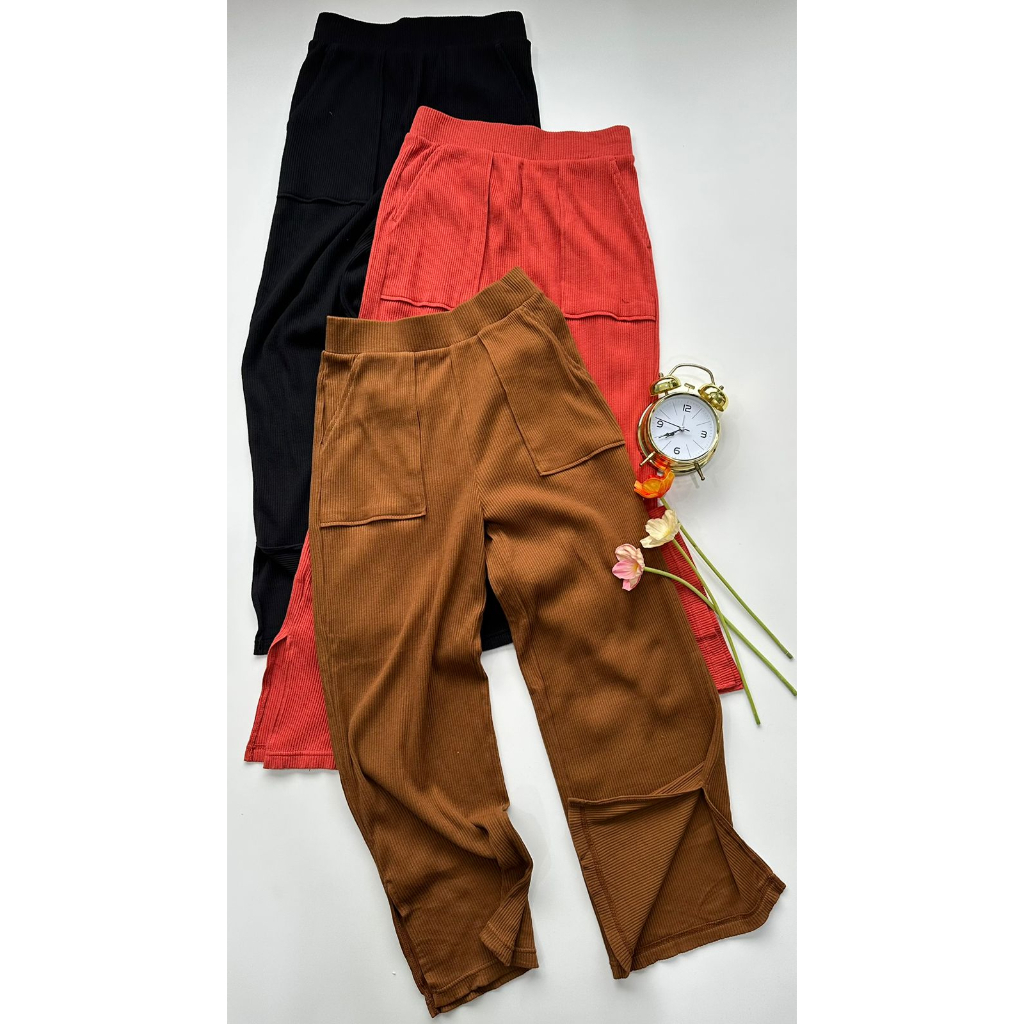 Unq ribs cullotes pants