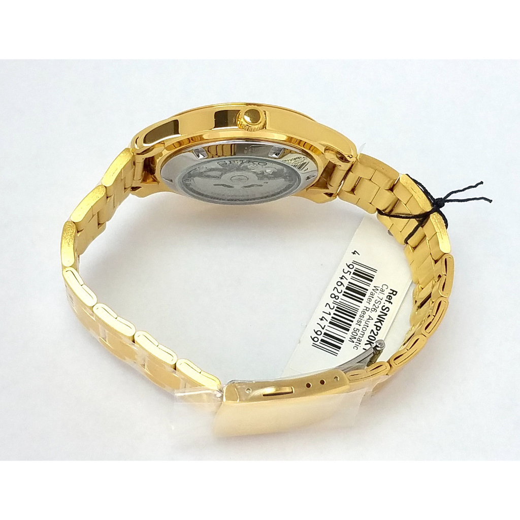 Seiko 5 SNKP20K1 Automatic Gold Ion Plated - Jam Tangan Pria SNKP20