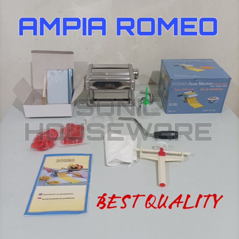 Mesin Gilingan Mie Romeo Giling Molen Ampia Cetak Pasta Maker Pistel Pastel Noodle Maker Pembuat Mie