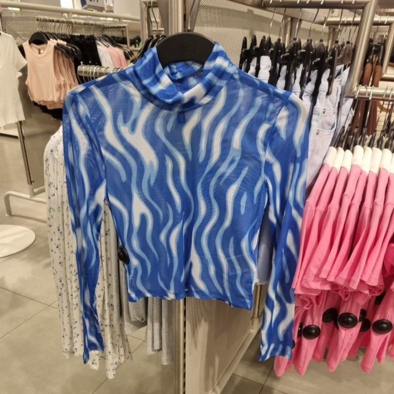 Outer transparan lengan panjang H&M JASTIP jasa titip hnm