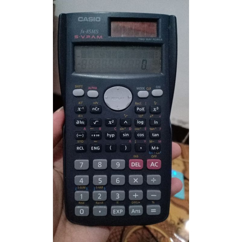 

kalkulator ilmiah CASIO FX-85MS (second)