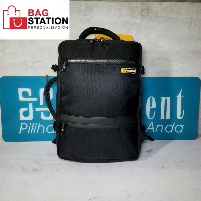 BACKPACK PRESIDENT USB PORT ORIGINAL TAS RANSEL LAPTOP PRIA