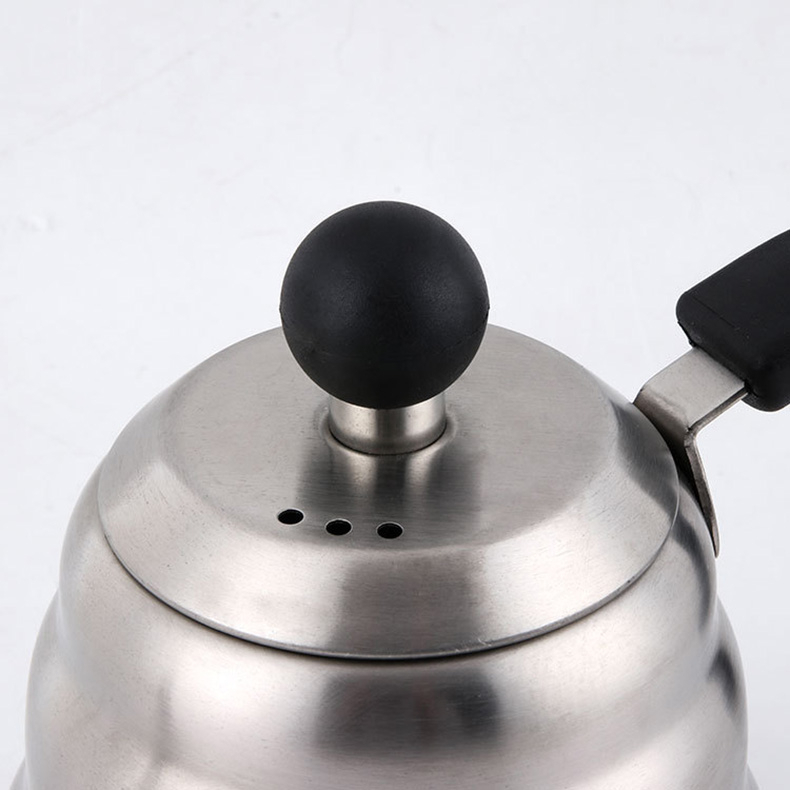 Teko Kopi Leher Angsa Coffee Maker Pot Drip Kettle 1L - PRF10 - Silver