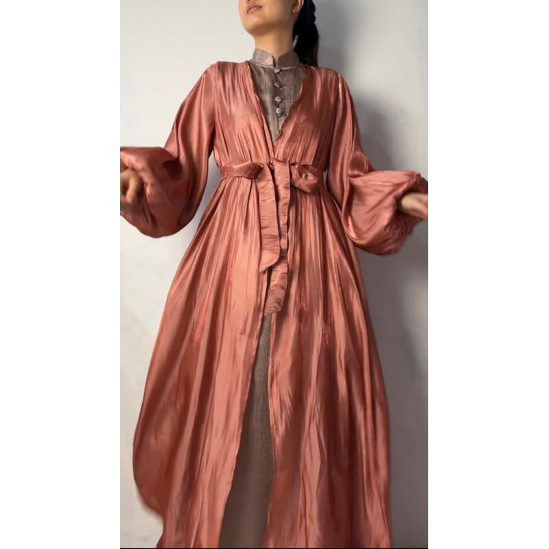 RAYA ABAYA SHIMMER SILK - OUTER LEBARAN