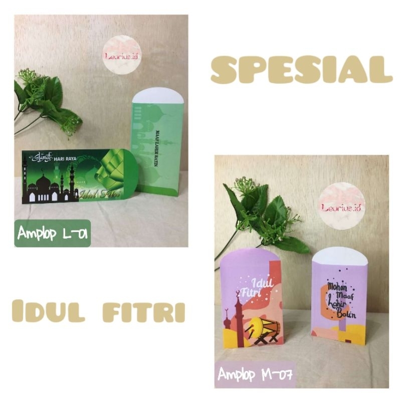 

(BISA PILIH MOTIF) Amplop Idul Fitri Anak Karakter Ukuran Medium 7cm x 10cm