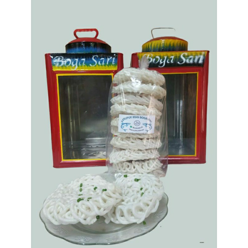 

Kerupuk Ikan, Kerupuk warung, Kerupuk putih