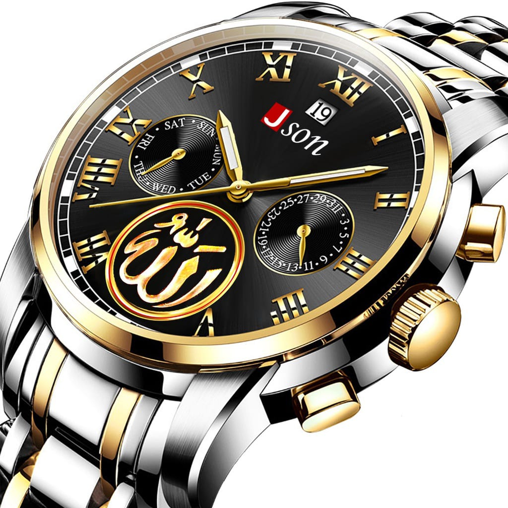 [ PROMO HARI INI ] JAM TANGAN PRIA JSON MOTIF ARAB ANTI AIR BERET DAN TAHAN LAMA ORIGINAL BERGARANSI