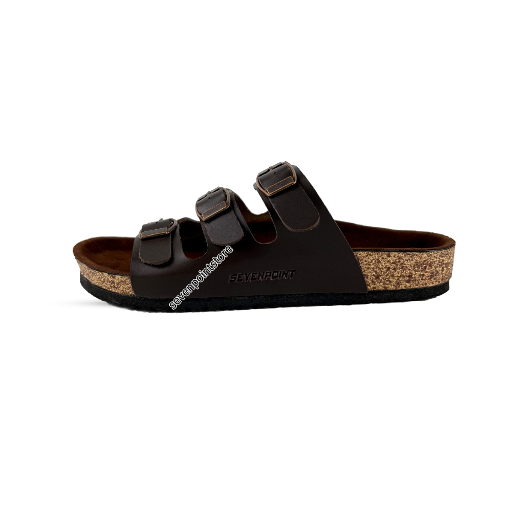 Sandal Pria Casual Sendal Slide Slop Selop Traveling Slide Strap Puyuh Original Sevenpoint Kekinian Birken Ban Tiga sps 05