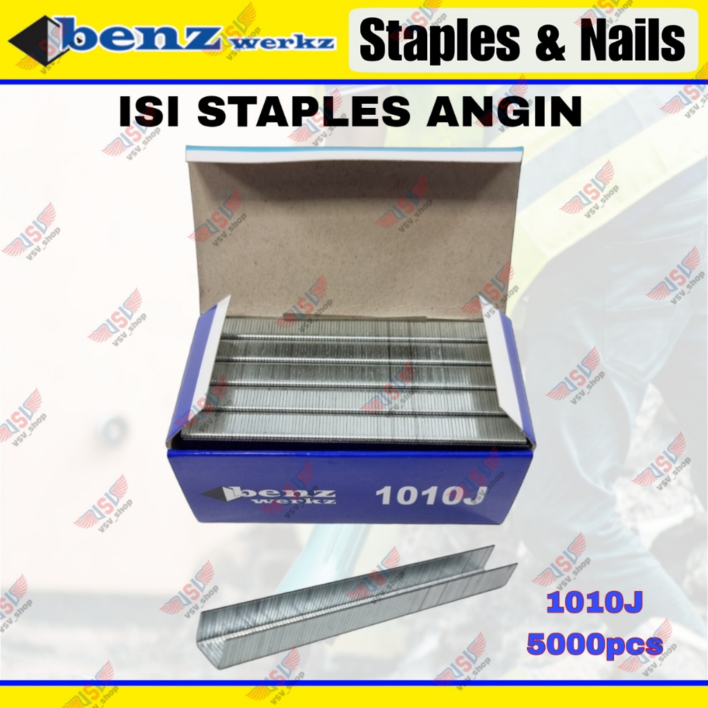 ISI Staples Angin 1010J Air Nailer 1010 J Isi Paku tembak Staples