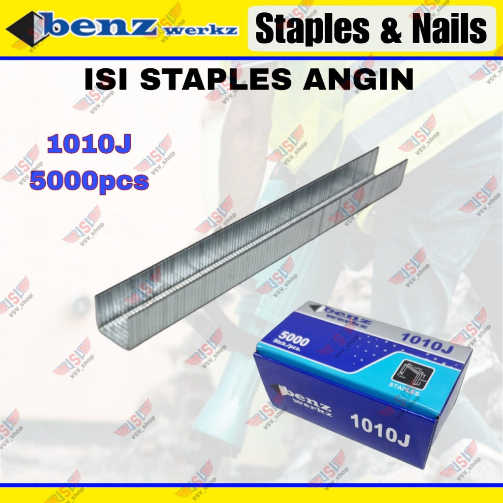 ISI Staples Angin 1010J Air Nailer 1010 J Isi Paku tembak Staples