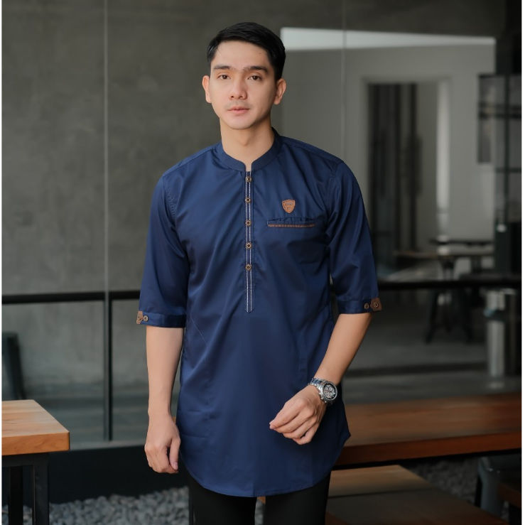 Terlaris ! Baju koko pria muslim TERBARU bahan premium ORIGINAL QOSWA