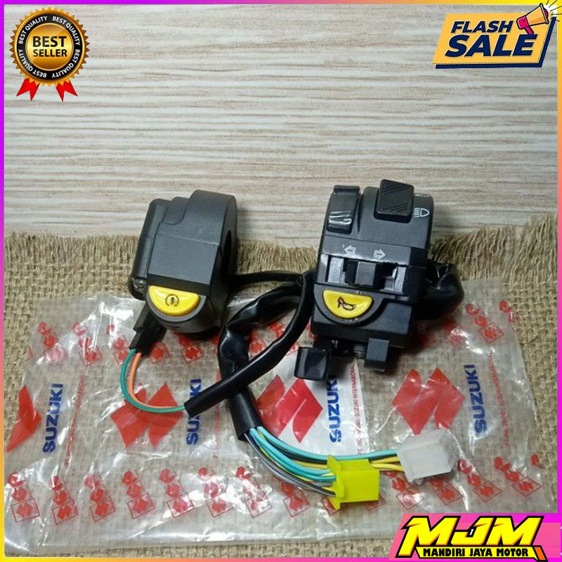 SAKLAR KIRI DAN KANAN MOTOR SUZUKI SATRIA FU - SAKLAR SATRIA F 150 - HOLDER SATRIA FU 150 KIRI DAN K