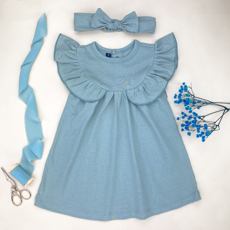 MINIQUIN Kamelia Dress (Baju Bayi Perempuan 0 - 2 Tahun)