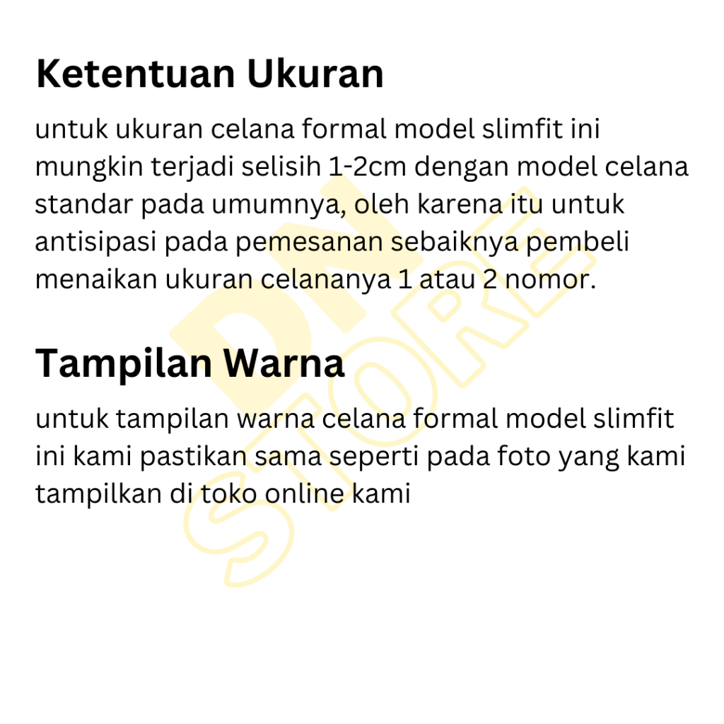 (BISA COD) Celana Formal Pria / Celana Bahan / Celana Kerja