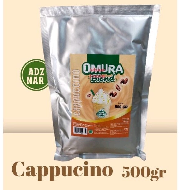 

Omura blend bubuk minuman rasa Cappucino / bubuk powder omura 500g