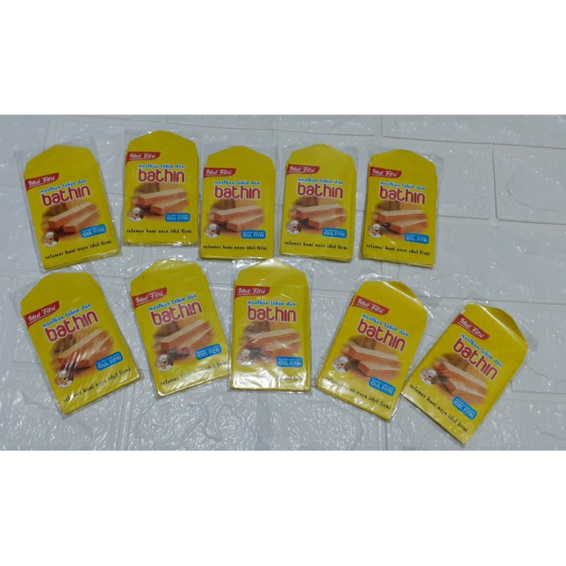 

100 Lembar Amplop LEBARAN snack medium 6-8.5cm spesial NABATI