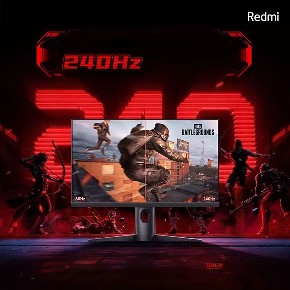 Redmi Gaming Monitor 23.8 Inch 240Hz 1080p IPS AMD FreeSync 1ms GTG - RMGMNT238HF - Black