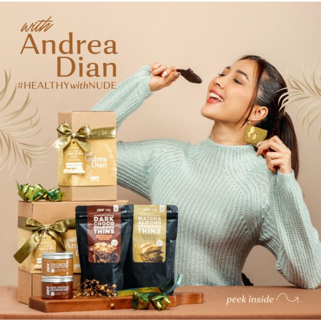 

Hampers Ramadhan NUDE x Andrea - Healthy Brownie Thins - Set B