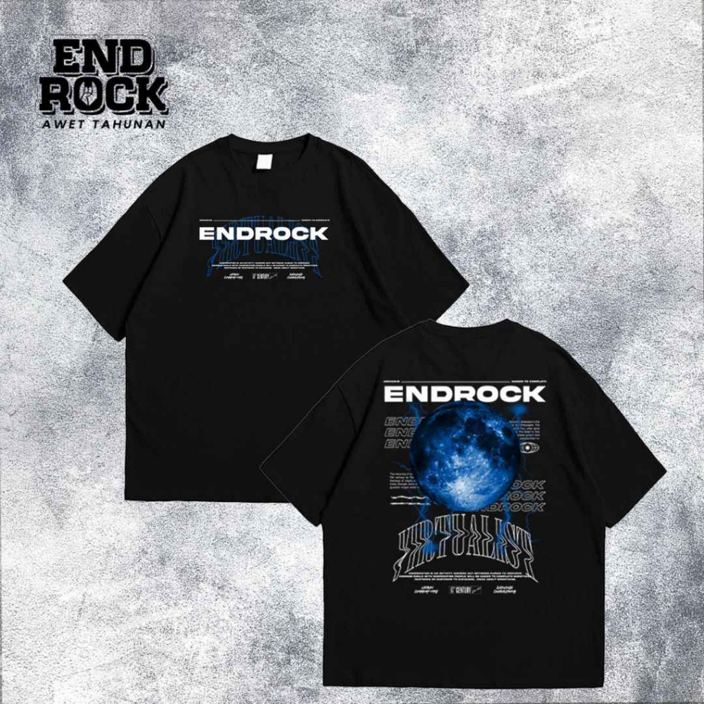 Kaos Oversize Original Endrock Tema Blue Moon