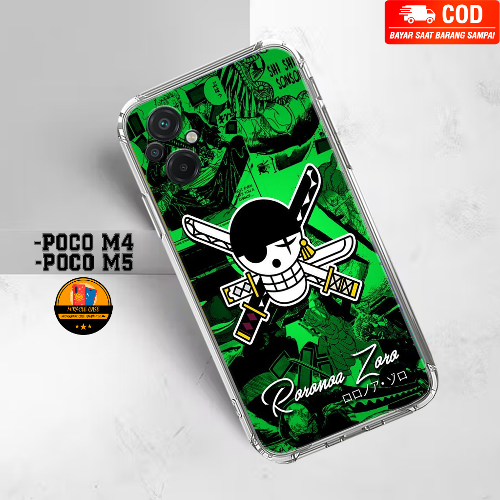 Case POCO M4 / POCO M5 - Casing POCO M4 / POCO M5 Terbaru 2023 MIRACLE CASE [ WANPIS ] Silikon POCO 