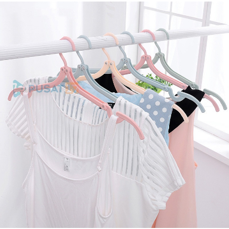 Hanger Lipet Portable Gantungan Baju Lipat Travel Jemuran Foldable Travelling