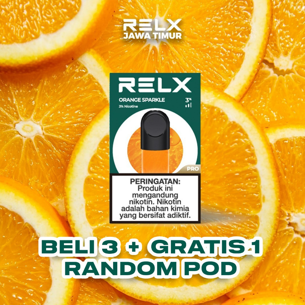 Relx Infinity Essential Pod Pro Orange Sparkle / Fanta Orange