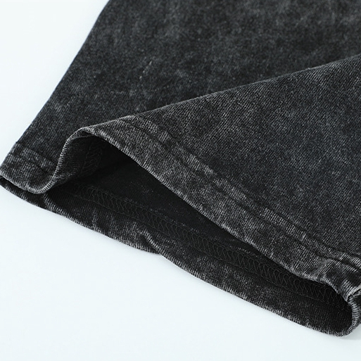 Print Washed T-shirt Kaos Lengan Pendek Oversize Hitam Retro Blue Heart Korean Style Atasan Wanita