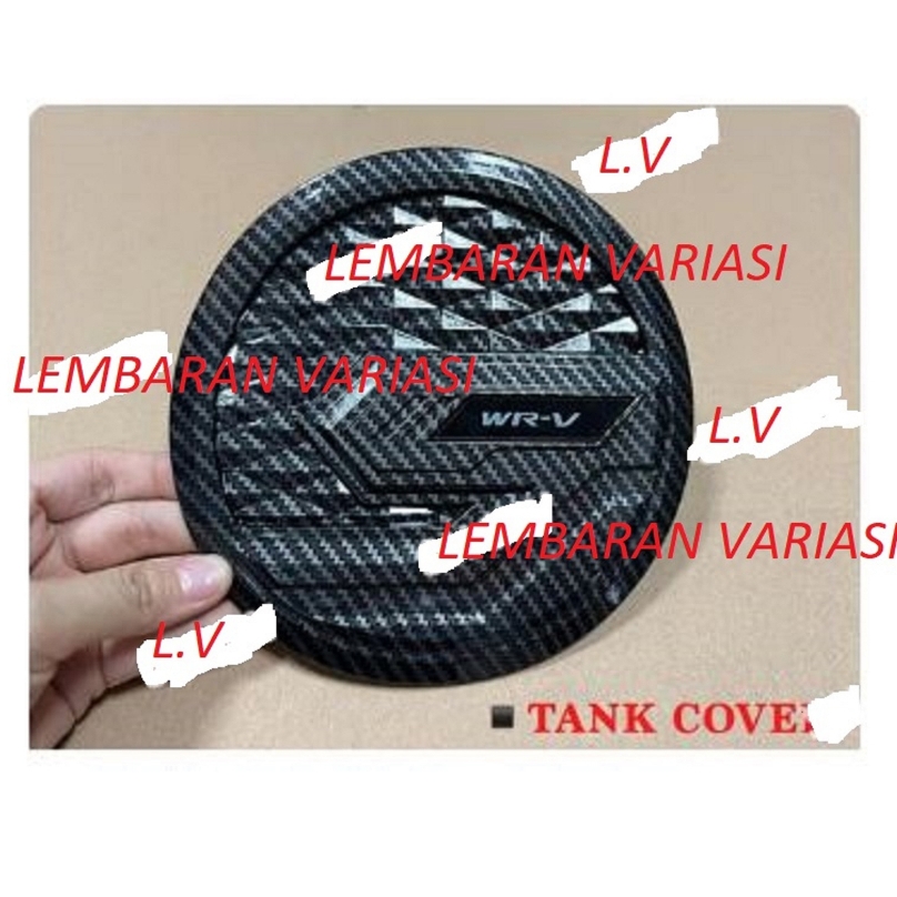 Tank cover tutup tangki bensin WRV diamond carbon