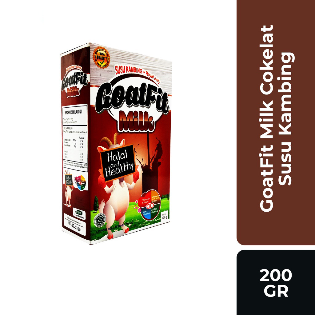 

GOATFIT MILK COKLAT SUSU KAMBING PLUS MADU exp 03/04/2024