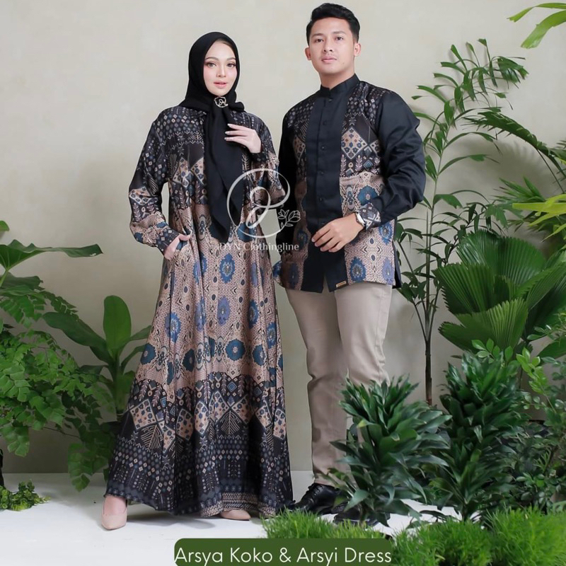 DYN Clothingline Arsyi Dress | Dress Raya Series - Gamis Wanita Busui Friendly