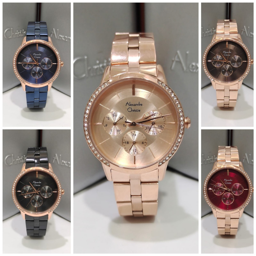 Alexandre Christie AC 2988 BF Jam Tangan Wanita Fashion Original