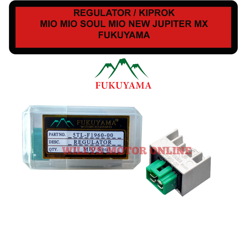 Regulator Mio Sporty Mio New Jupiter Mx Fukuyama/ Kiprok Mio Fukuyama