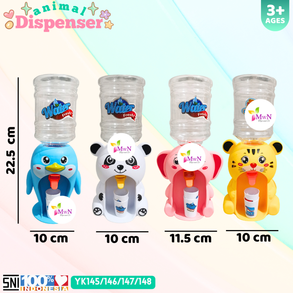 MWN Mainan Animal Water Dispenser YK145/146/147/148