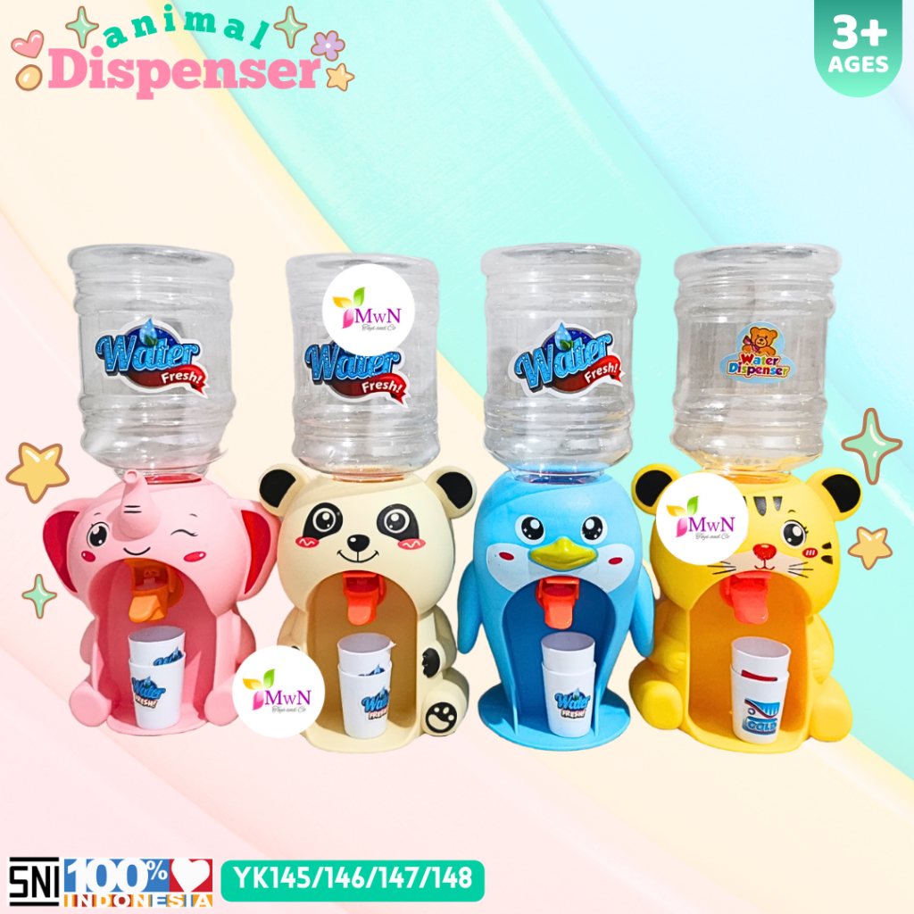 MWN Mainan Animal Water Dispenser YK145/146/147/148