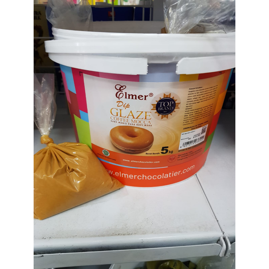 

250gr Elmer Dip Glaze Coffee Mocca Repack