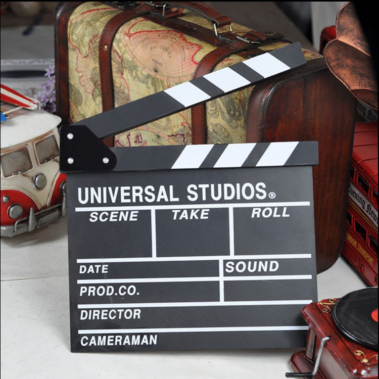 Woopower Profesional Clapper Board Wood Classical Woopower Props Decorate