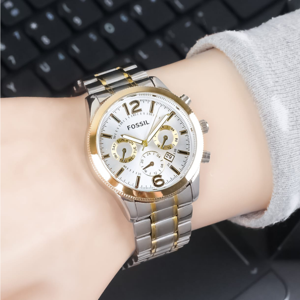 JAM TANGAN WANITA TERBARU/JAM TANGAN WANITA CHRONOGRAPH FASHION/JAM TANGAN RANTAI STAINLESS STEEL/